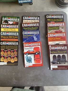 1985 CAR & DRIVER Magazine Collection FULL set
